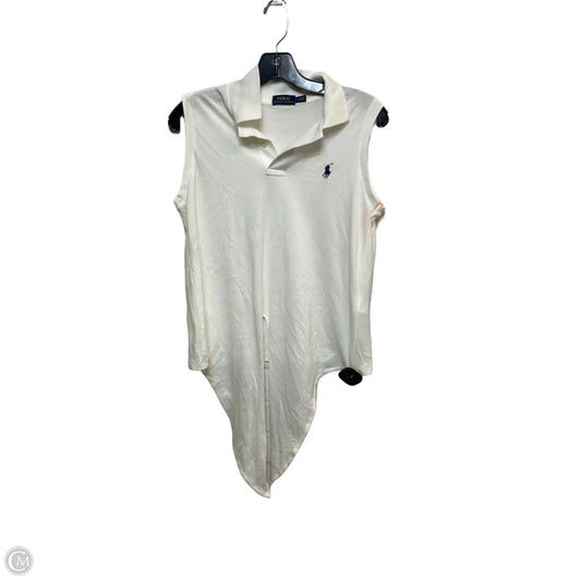 Top Sleeveless By Polo Ralph Lauren In White, Size: S