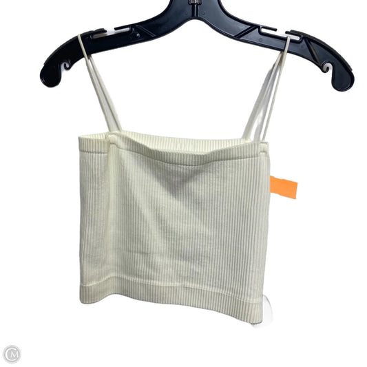 Top Sleeveless By Miami In Cream, Size: L