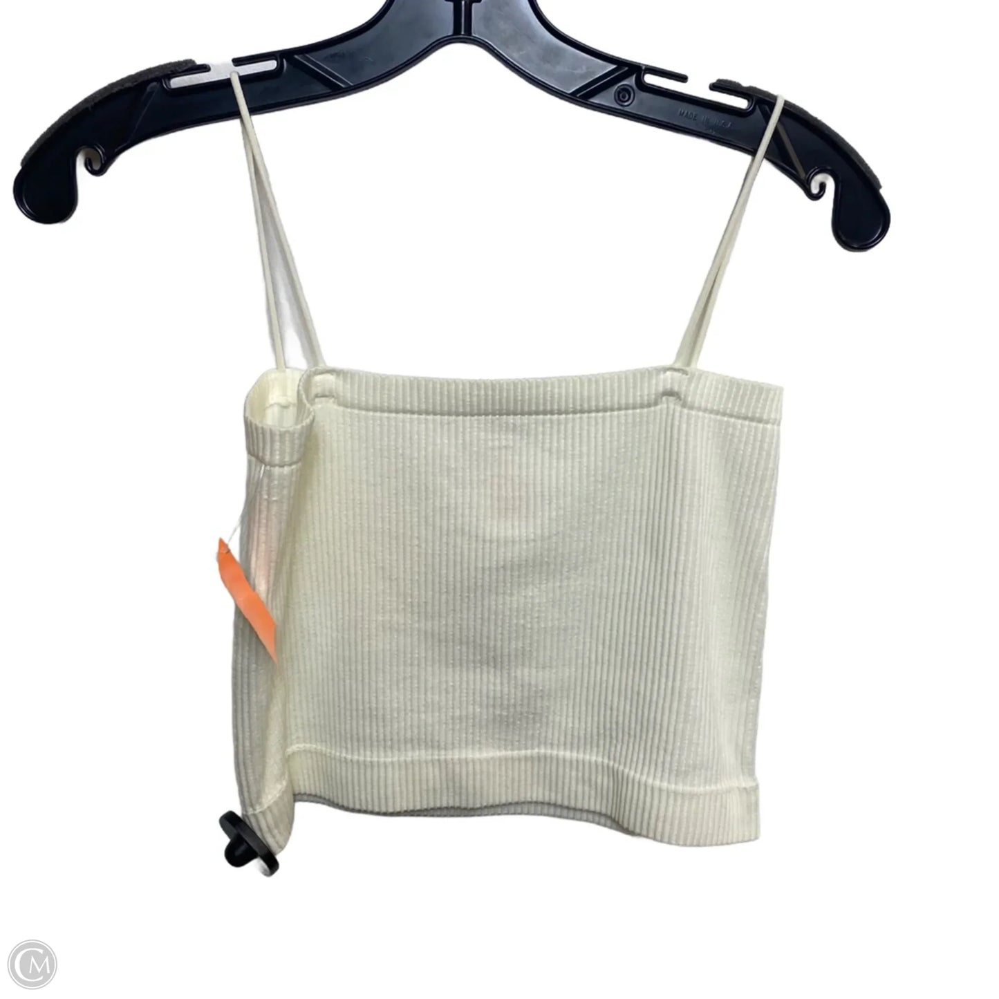 Top Sleeveless By Miami In Cream, Size: L