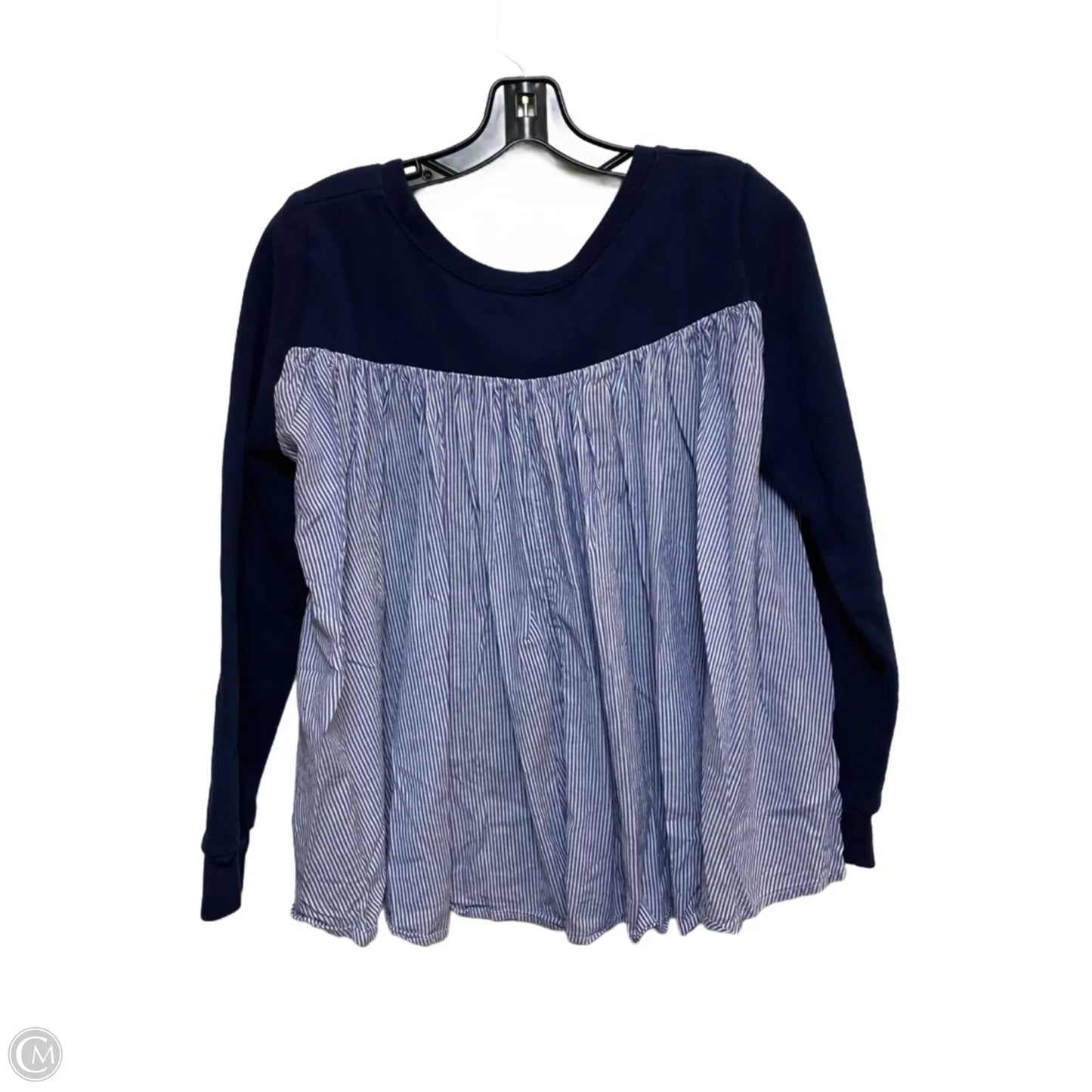 Top Long Sleeve By Kensie In Blue, Size: M
