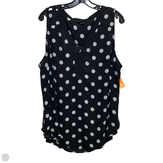 Top Sleeveless By Torrid In Black, Size: 2x