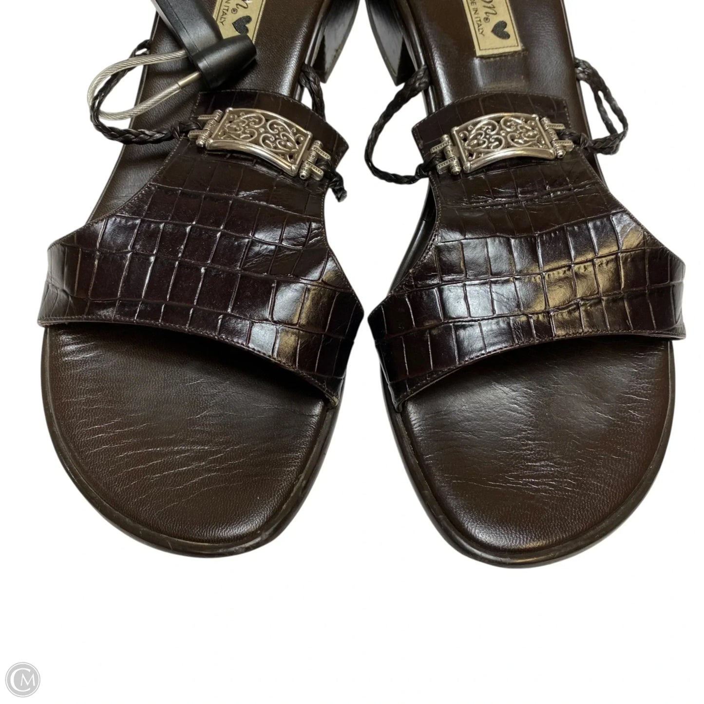 Sandals Designer By Brighton In Brown, Size: 9.5
