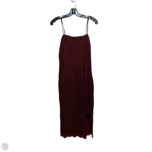 Dress Casual Short By Express In Maroon, Size: S