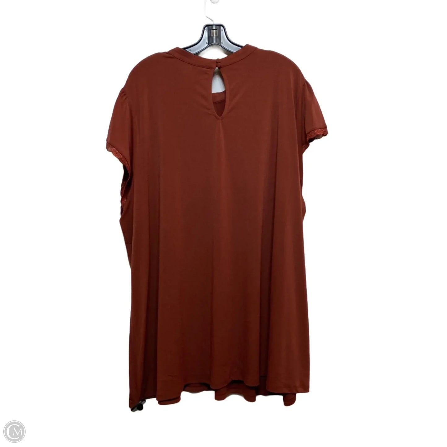 Top Short Sleeve By Torrid In Brown, Size: 5