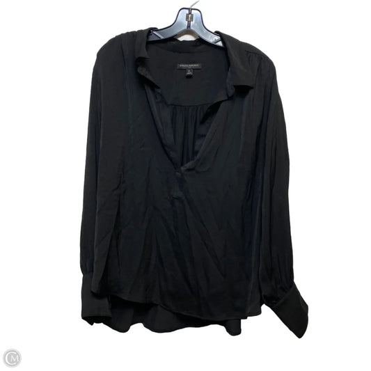 Top Long Sleeve By Banana Republic In Black, Size: Xl