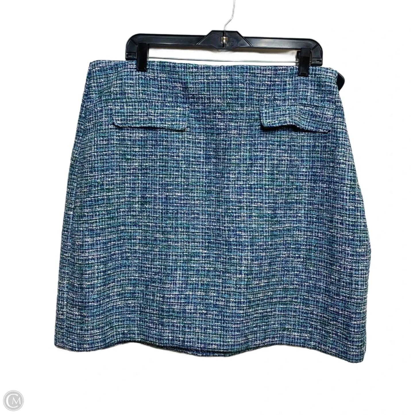 Skirt Mini & Short By Loft In Blue & Green, Size: 1x