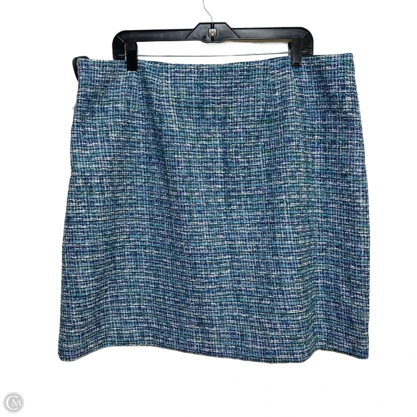 Skirt Mini & Short By Loft In Blue & Green, Size: 1x