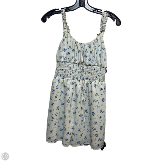 Romper By Shein In Blue & White, Size: M
