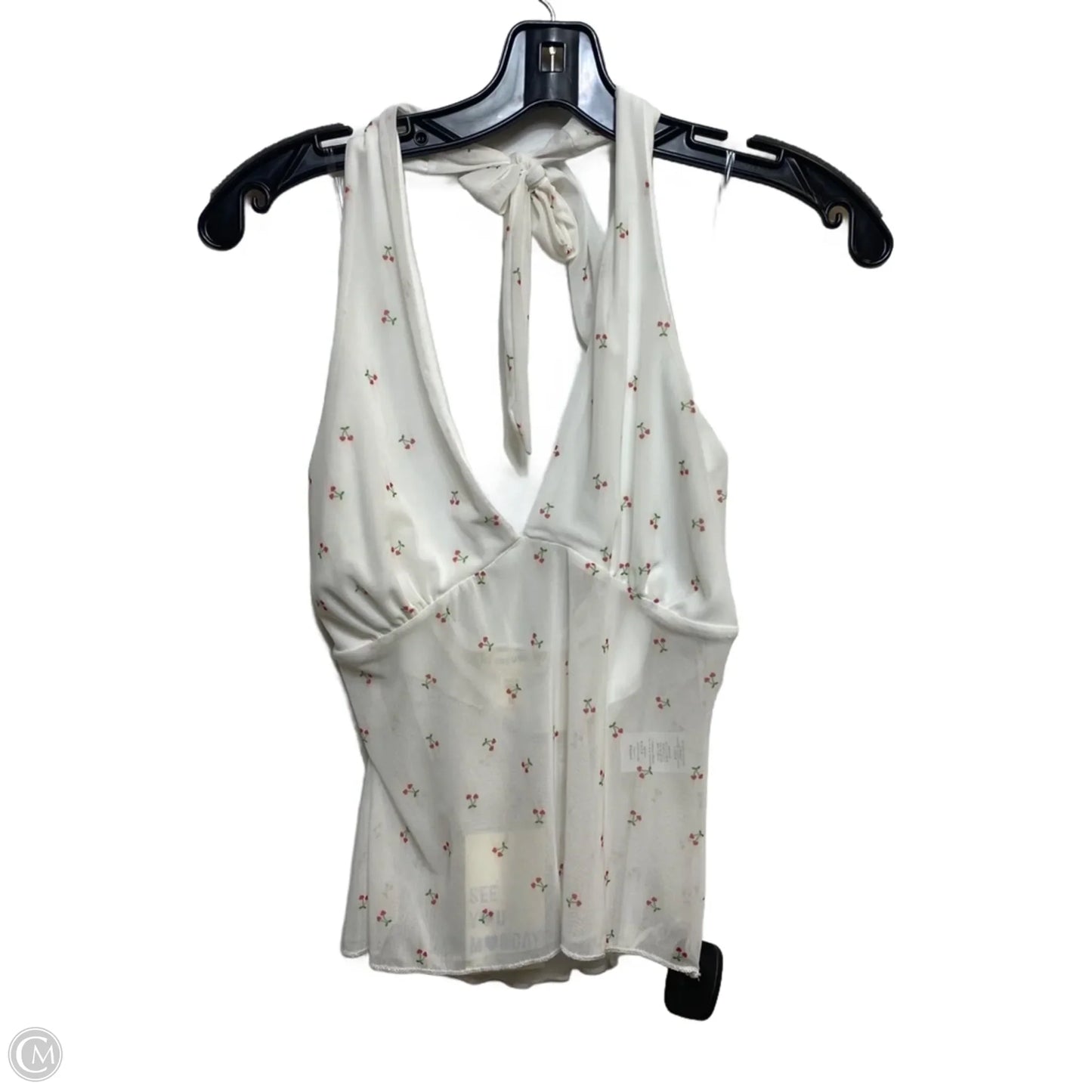 Top Sleeveless By See You Monday In White, Size: M