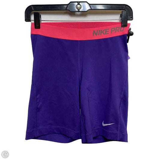 Athletic Shorts By Nike Apparel In Purple, Size: M