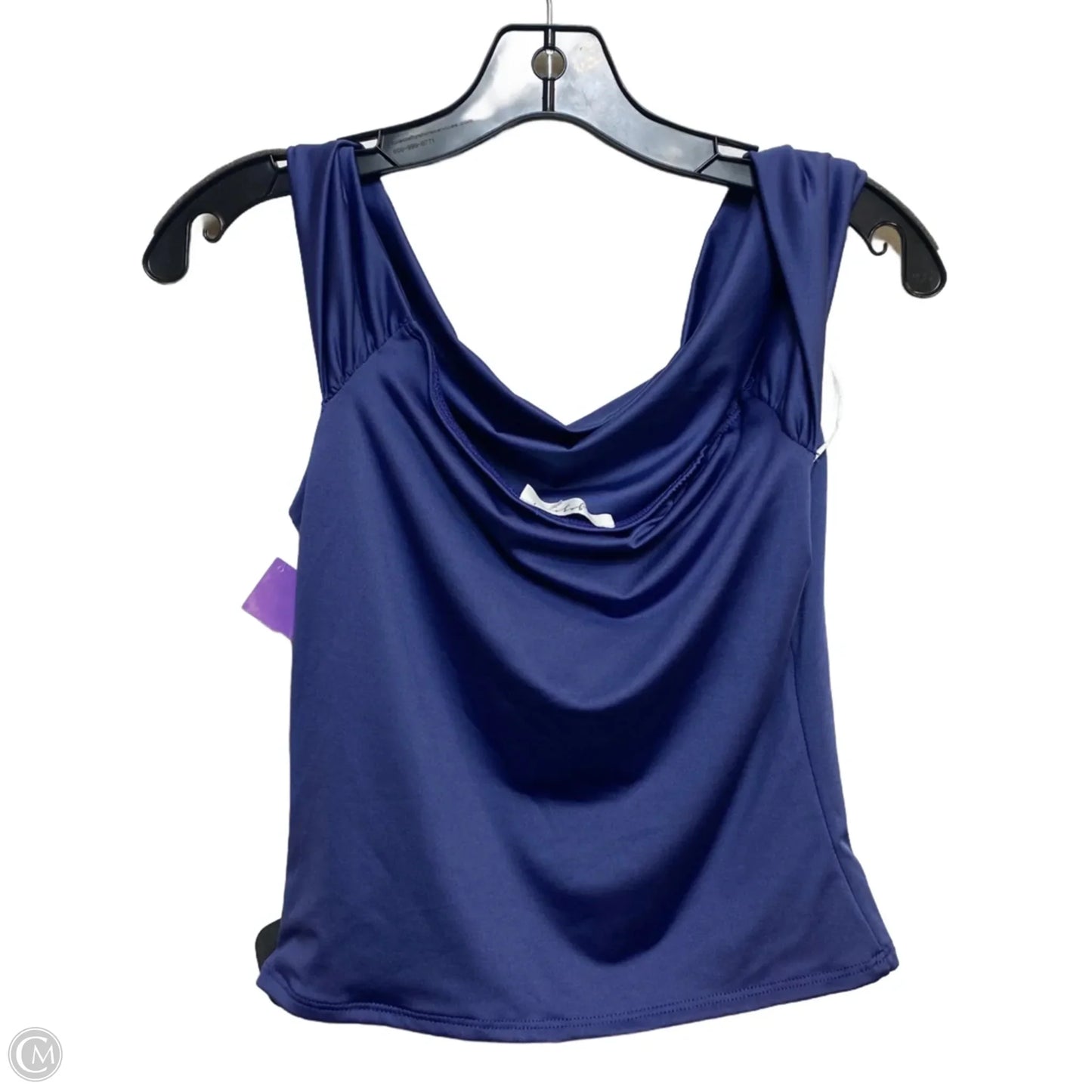 Top Sleeveless By Gaze In Blue, Size: L