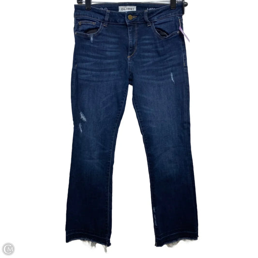 Jeans Flared By Dl1961 In Blue Denim, Size: 6