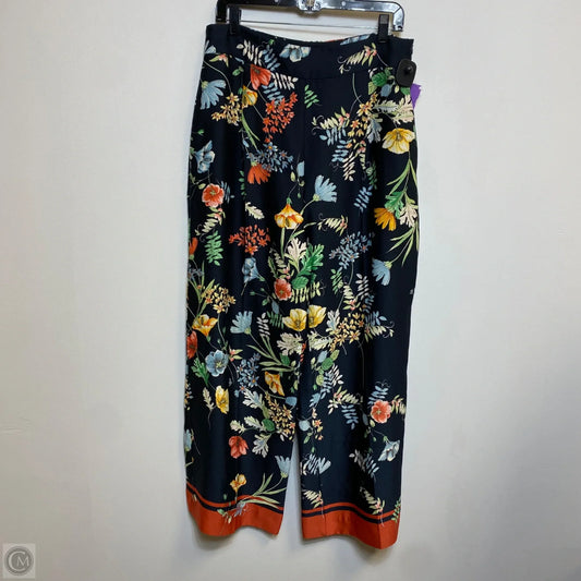 Pants Wide Leg By Zara Basic In Blue & Green, Size: Xl