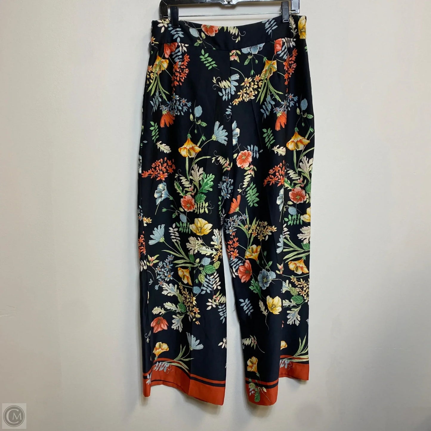 Pants Wide Leg By Zara Basic In Blue & Green, Size: Xl