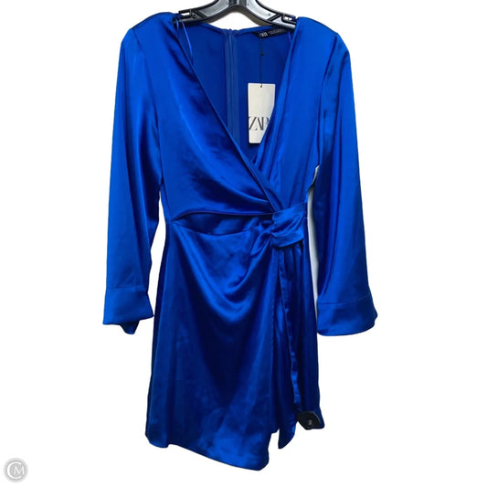 Dress Casual Short By Zara In Blue, Size: S