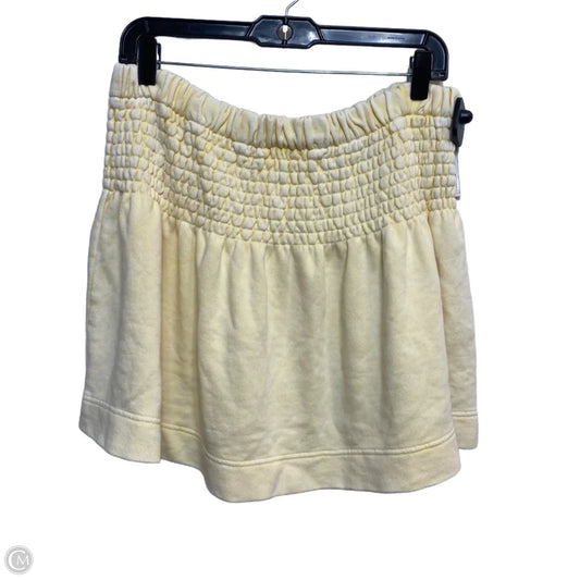Skirt Mini & Short By Aerie In Yellow, Size: L