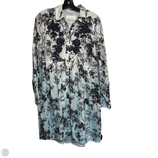 Dress Casual Short By Anthropologie In Grey & White, Size: S