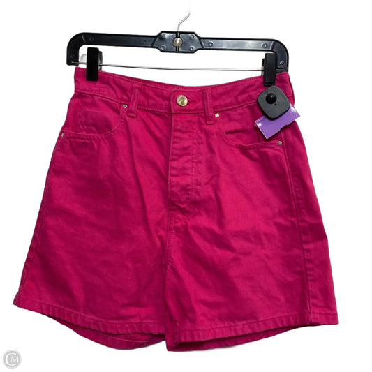 Shorts By Zara In Pink Denim, Size: 4