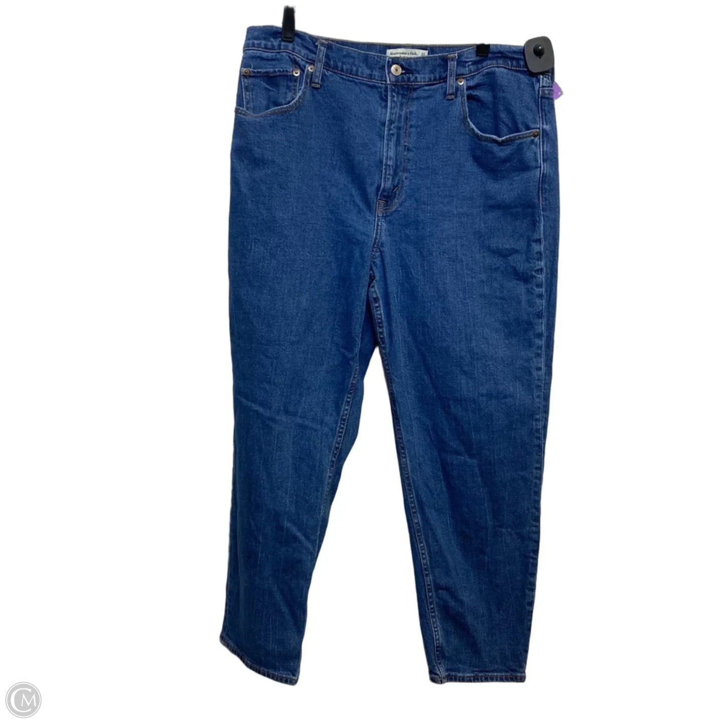 Jeans Boyfriend By Abercrombie And Fitch In Blue Denim, Size: 14