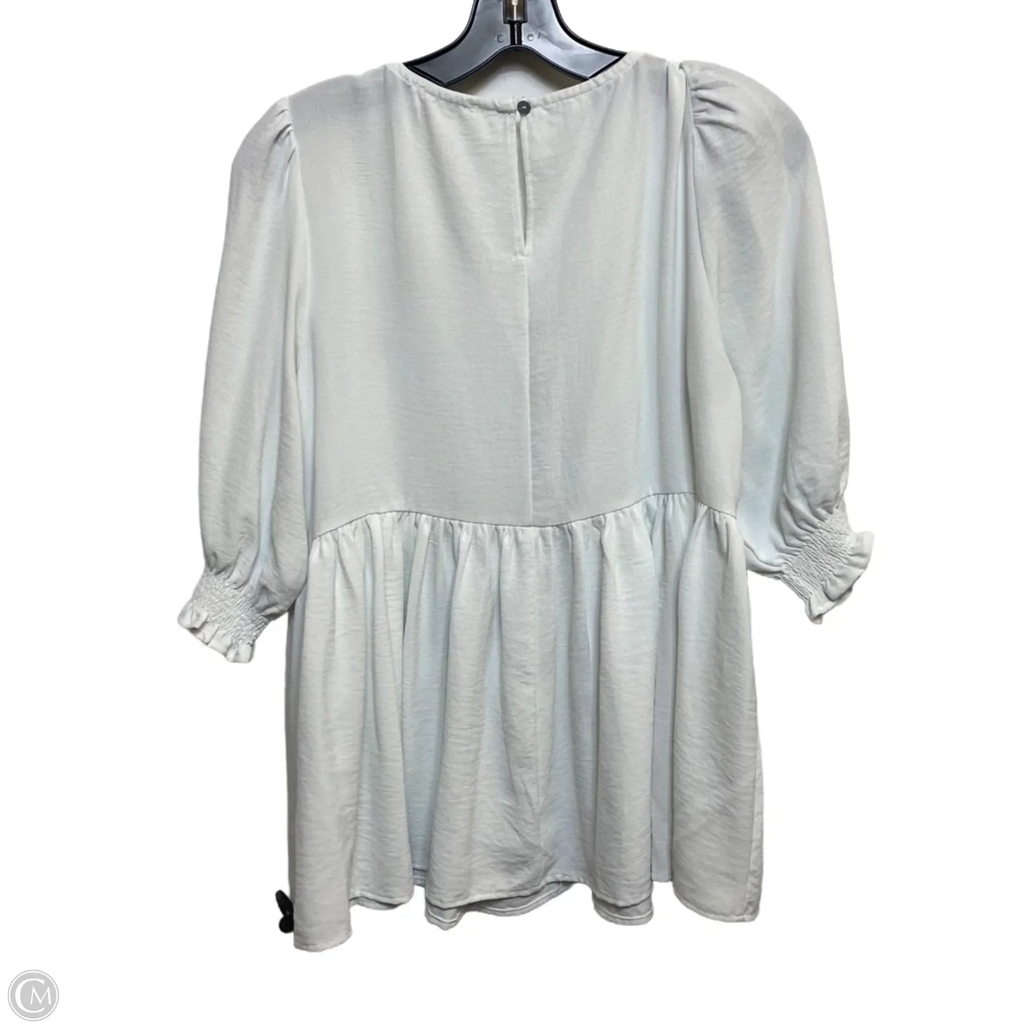 Top Short Sleeve By Umgee In White, Size: S
