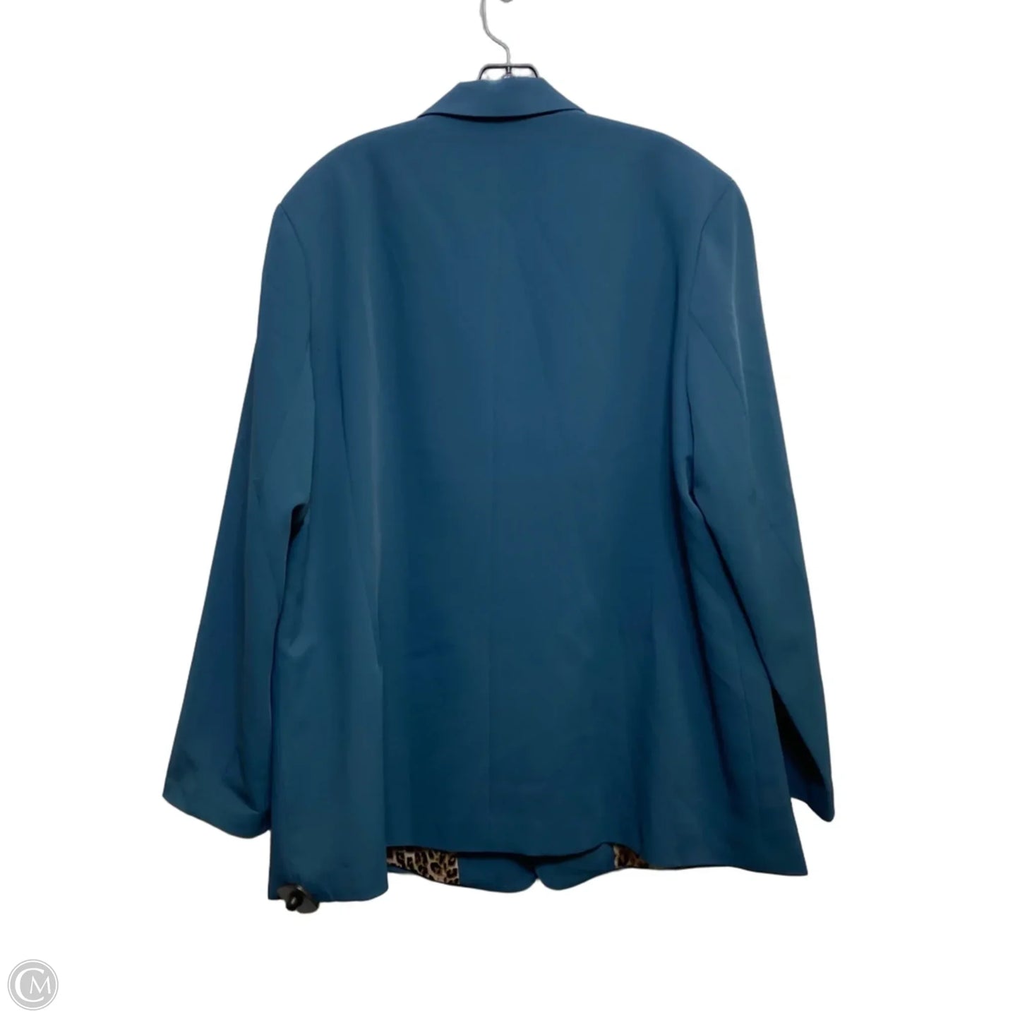 Blazer By Clothes Mentor In Green, Size: 3x