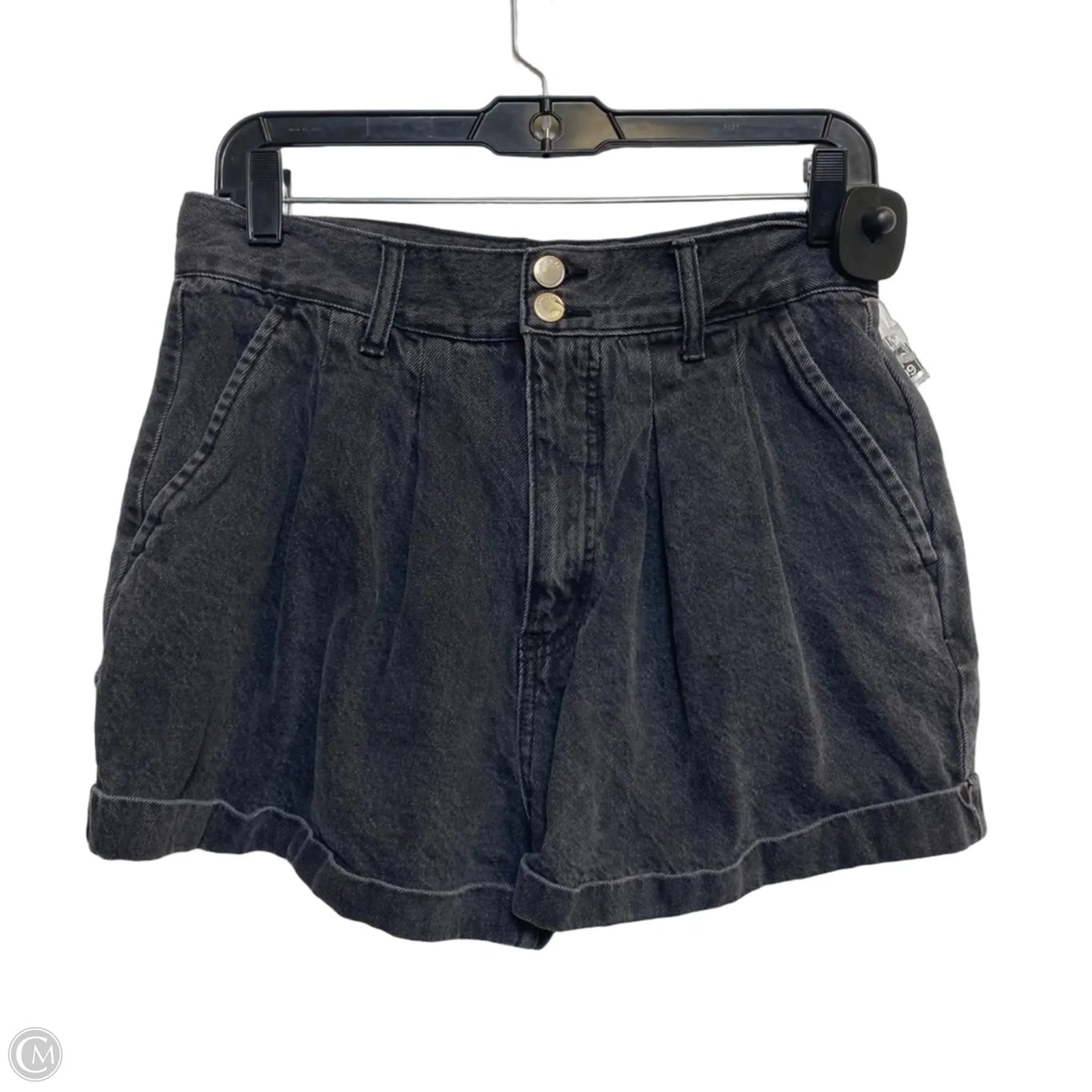 Shorts By Forever 21 In Black Denim, Size: 8