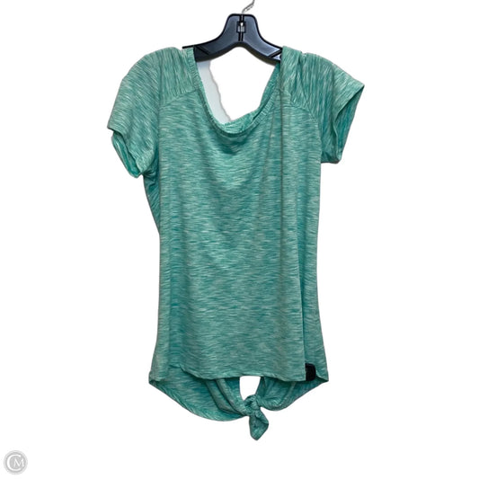 Athletic Top Short Sleeve By Bally In Green, Size: Xl