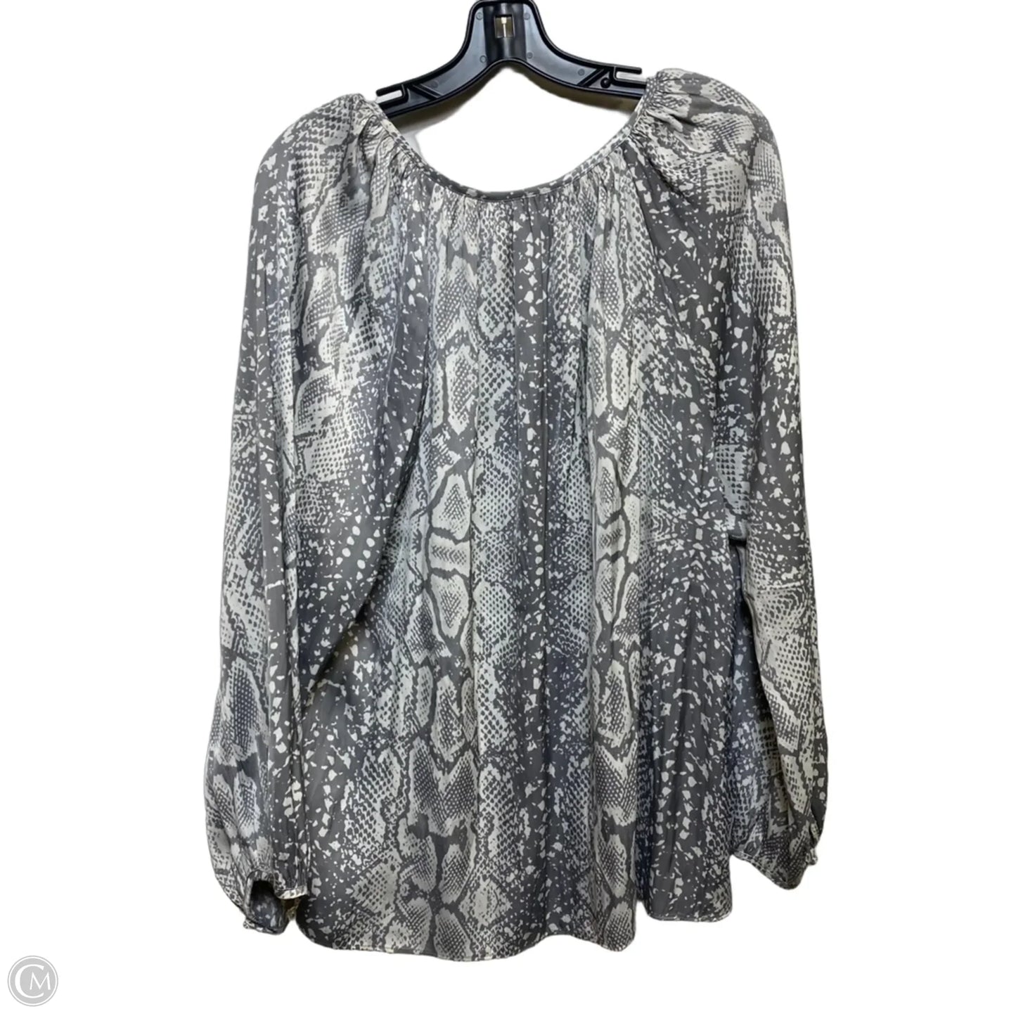 Skirt Set 2pc By Lane Bryant In Grey, Size: 1x