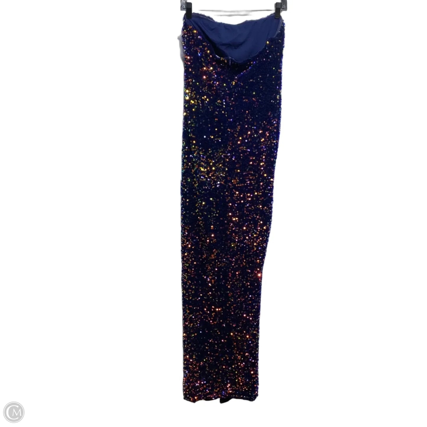 Dress Party Long By Fashion Nova In Blue, Size: L