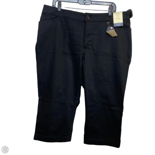 Pants Cropped By St Johns Bay In Black, Size: 16