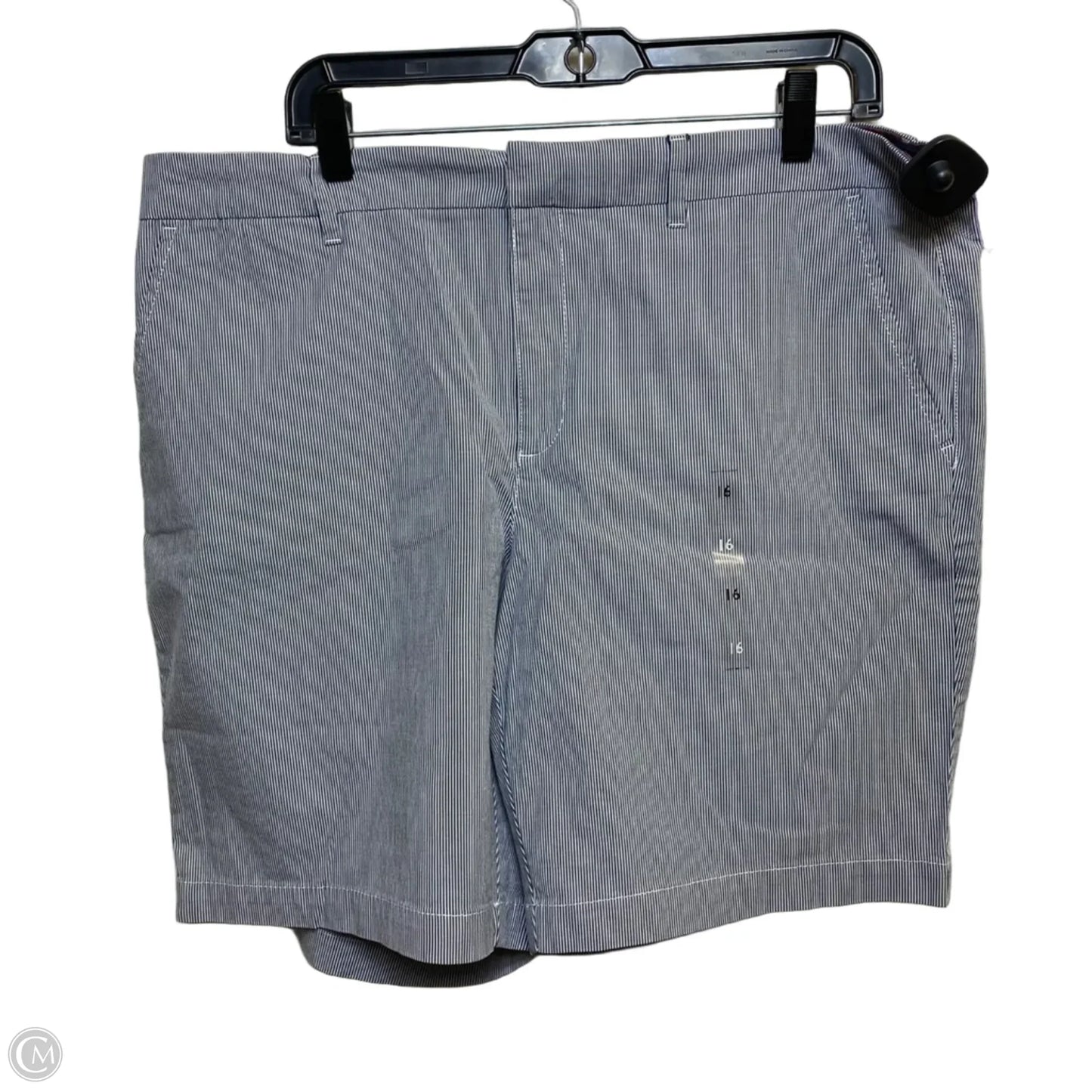 Shorts By Tommy Hilfiger In Blue & White, Size: 16