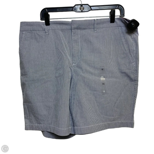 Shorts By Tommy Hilfiger In Blue & White, Size: 16
