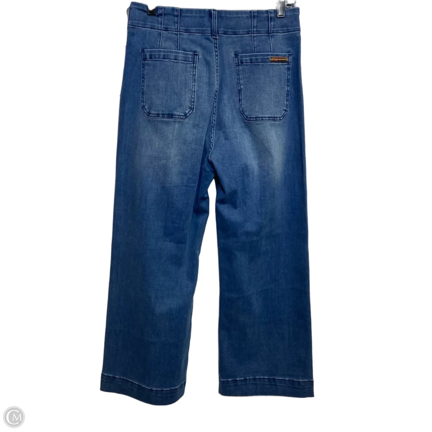 Jeans Wide Leg By Simply Southern In Blue Denim, Size: 8