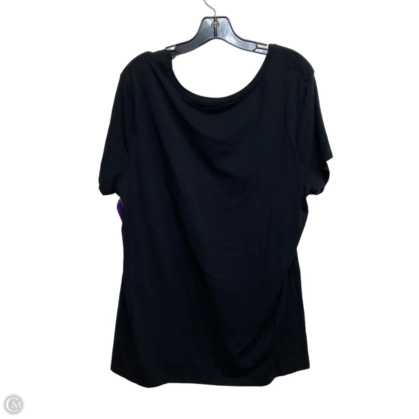 Top Short Sleeve By Amazon Essentials In Black, Size: Xxl