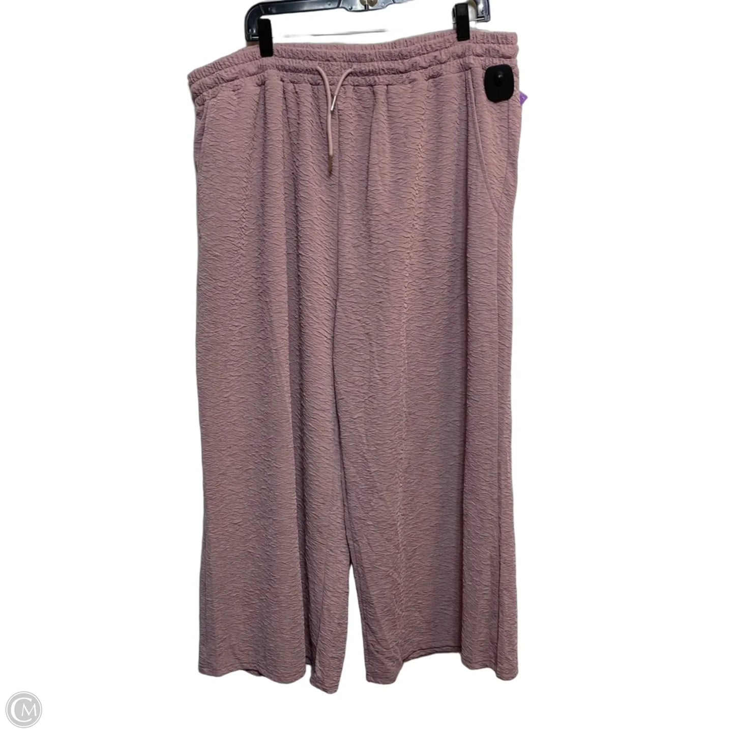 Pants Set 2pc By Double Take In Purple, Size: 3x
