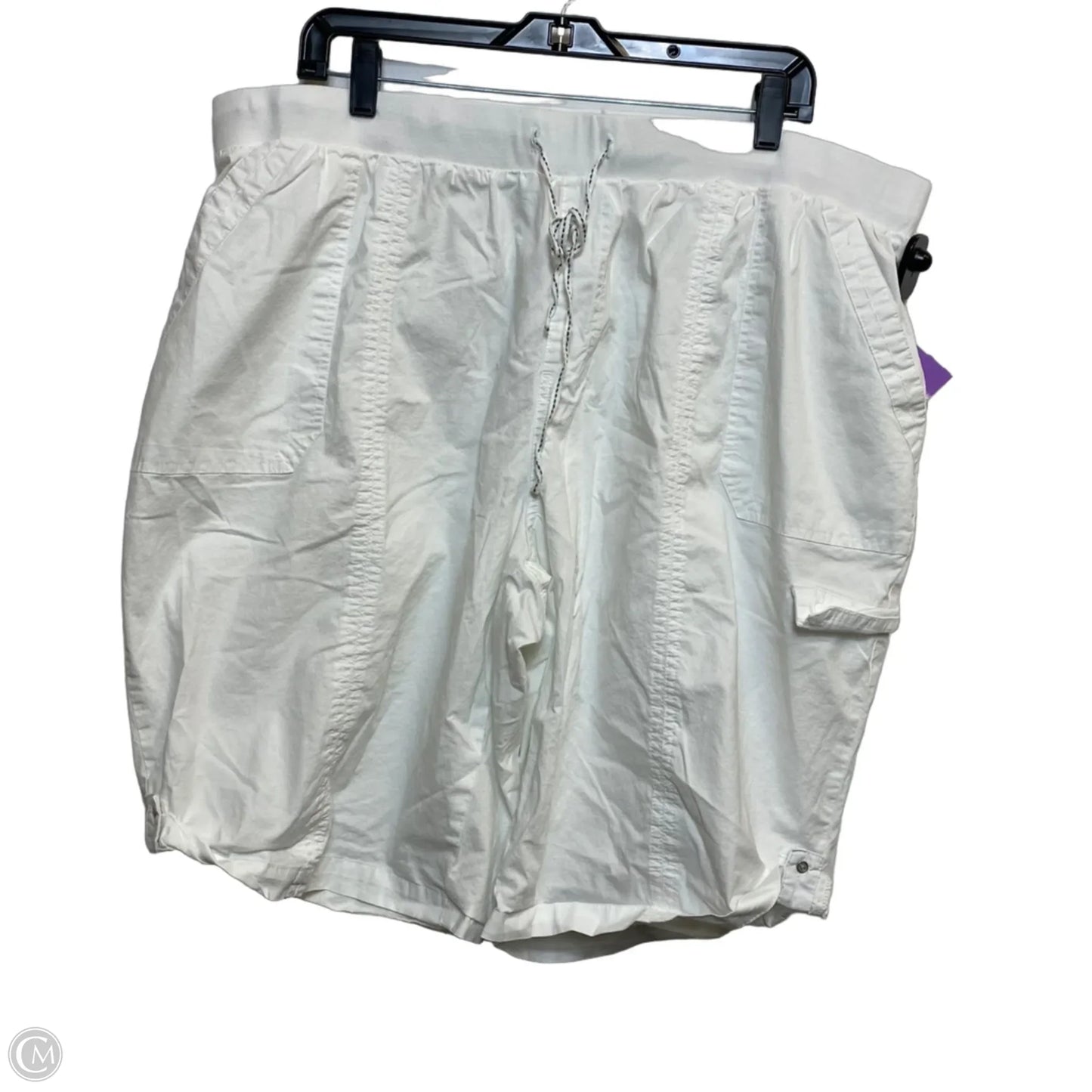 Shorts By Cato In White, Size: 22