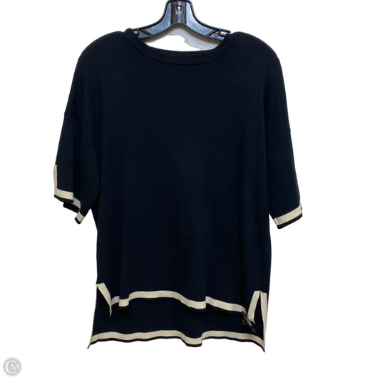 Top Short Sleeve By Clothes Mentor In Black, Size: S