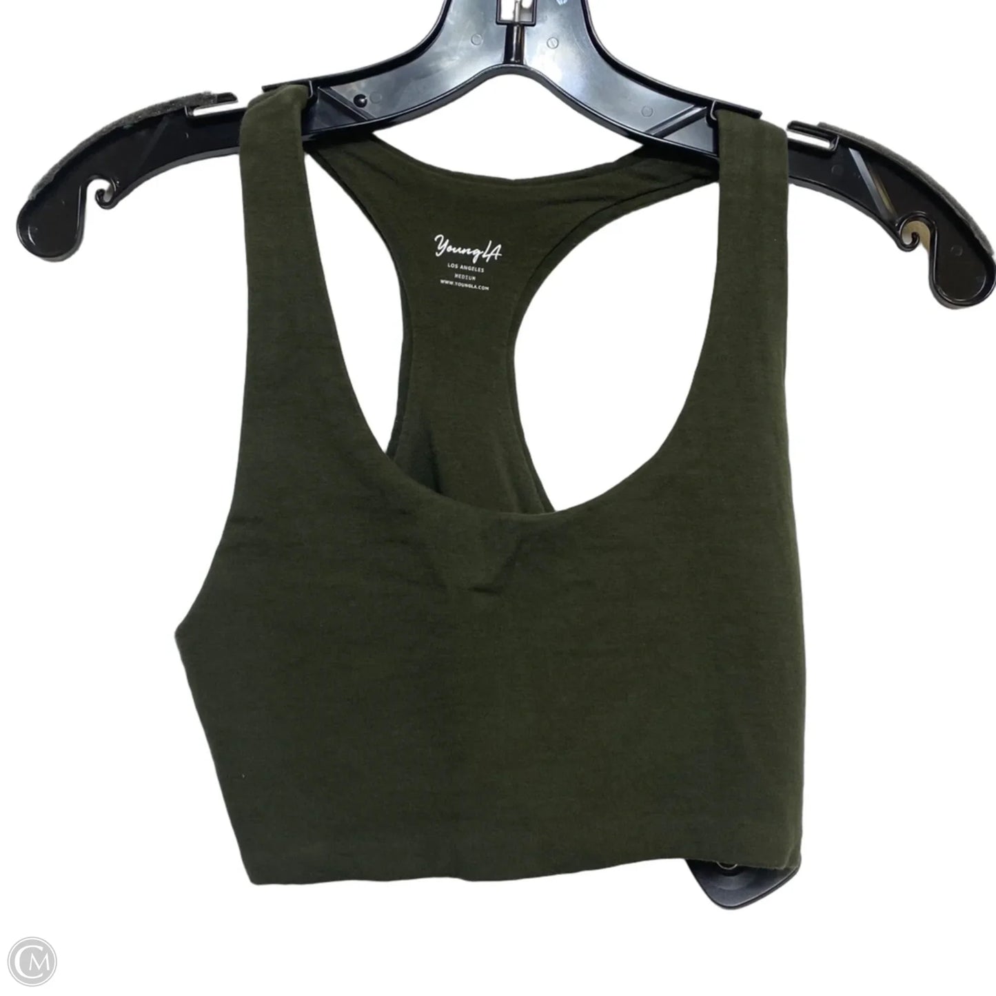 Athletic Tank Top By Young LA In Green, Size: M