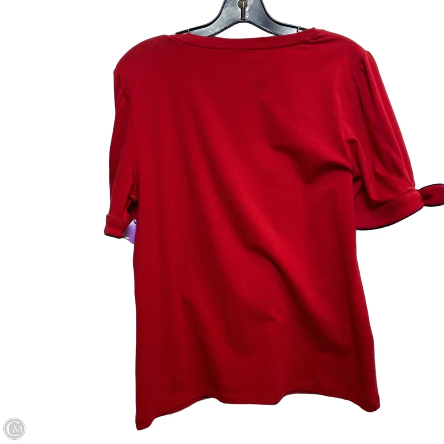 Top Short Sleeve By Tommy Hilfiger In Red, Size: M