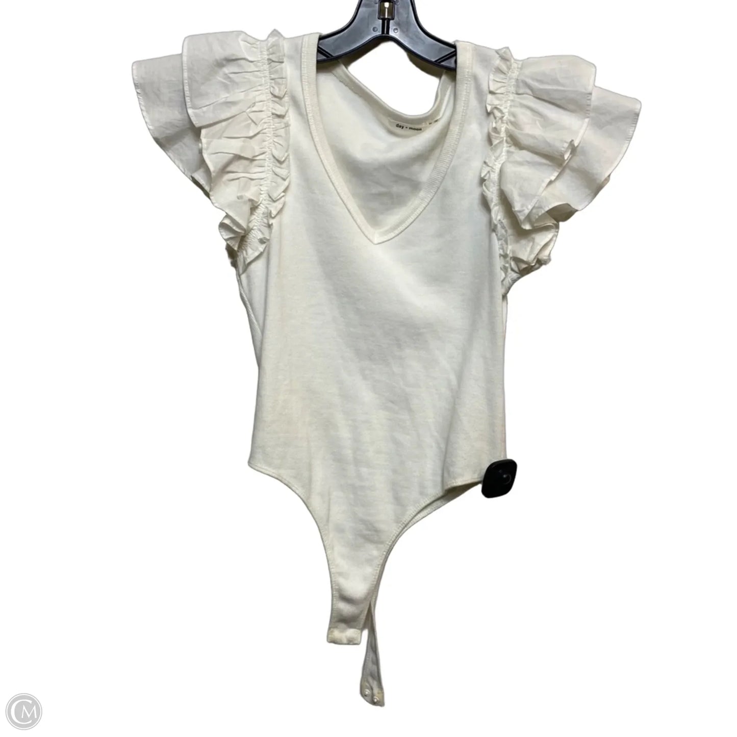 Bodysuit By Day + Moon In White, Size: M