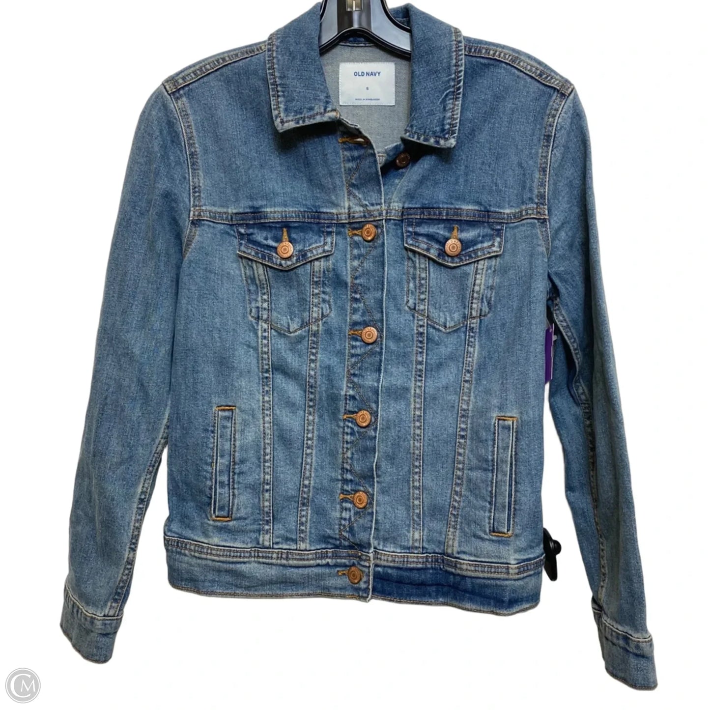 Jacket Denim By Old Navy In Blue Denim, Size: S