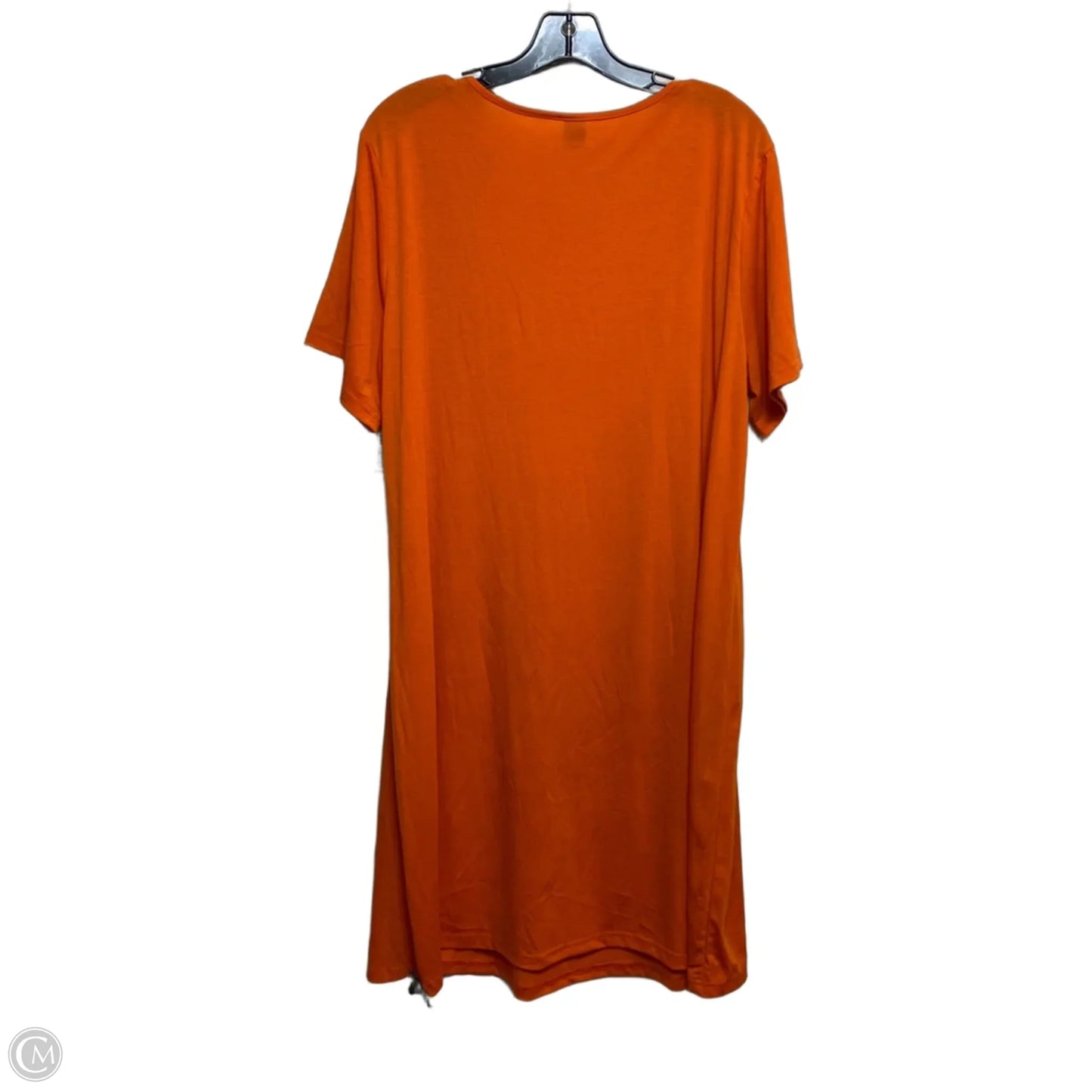 Dress Casual Short By Shein In Orange, Size: 2x