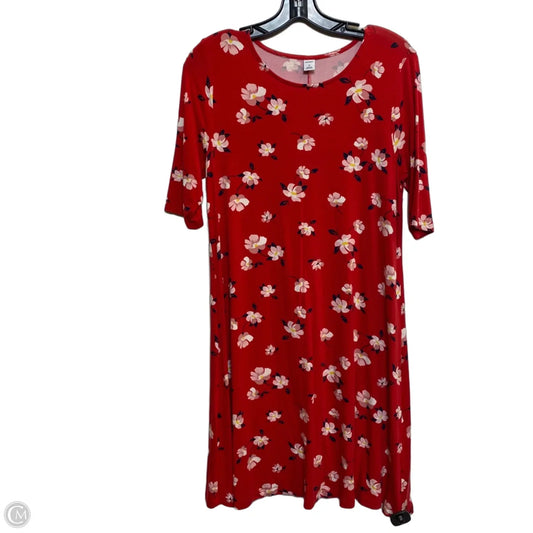 Dress Casual Short By Old Navy In Red, Size: M