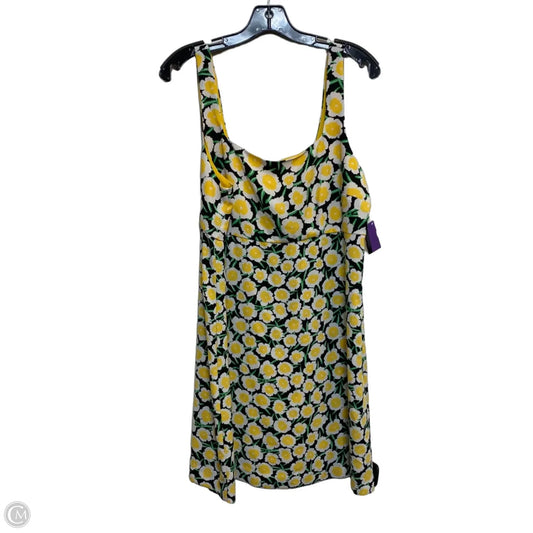 Dress Designer By Target-designer In White & Yellow, Size: L