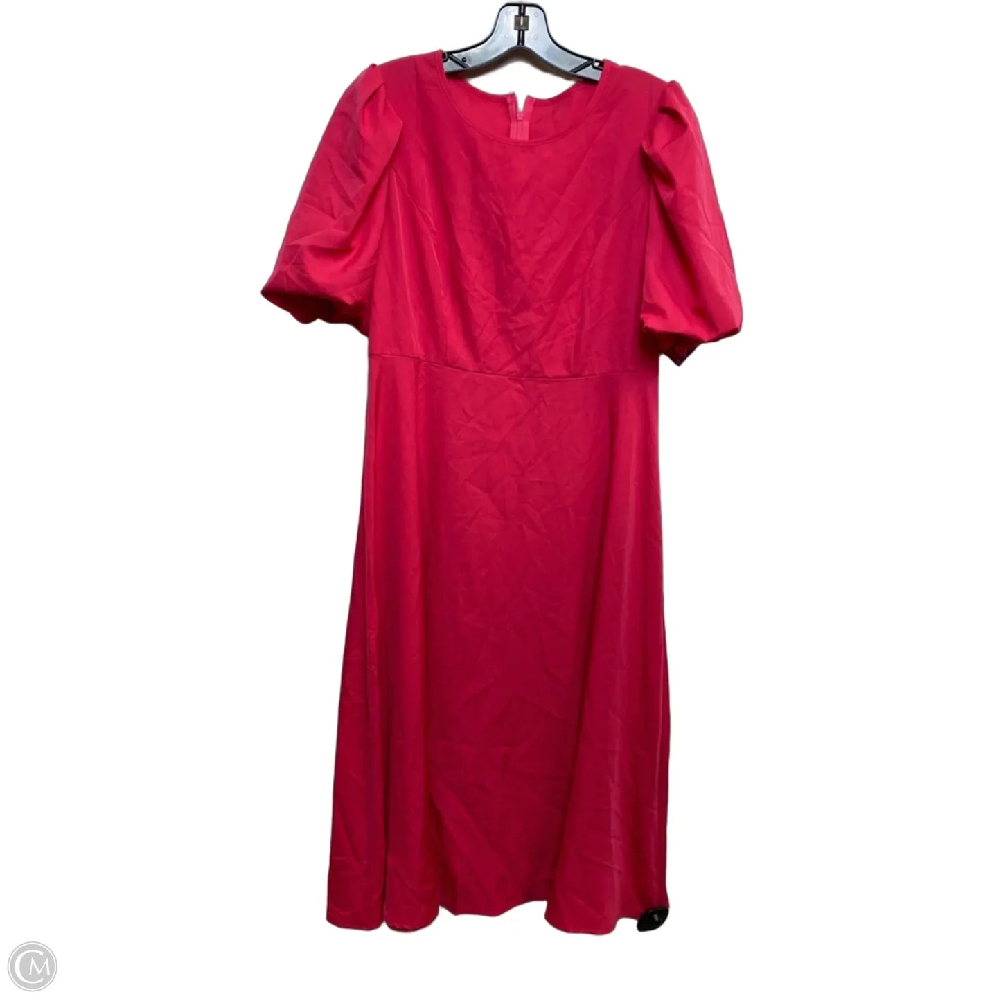 Dress Casual Midi By Shein In Pink, Size: M