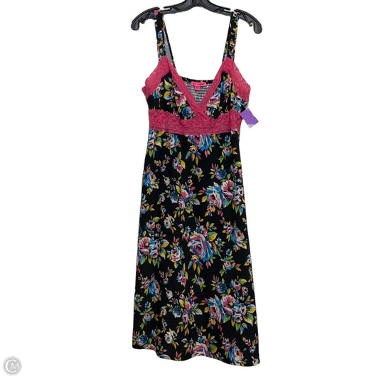 Dress Casual Midi By Betsey Johnson In Multi-colored, Size: M