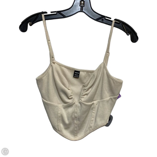 Top Sleeveless By Shein In Tan, Size: L