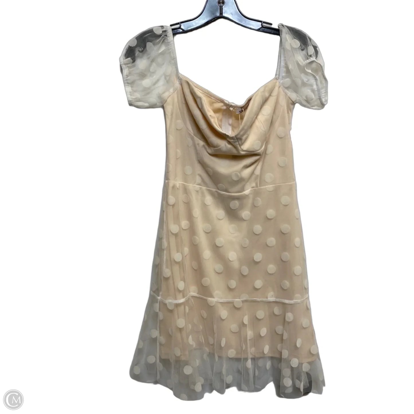 Dress Casual Short By d&m In Cream, Size: S