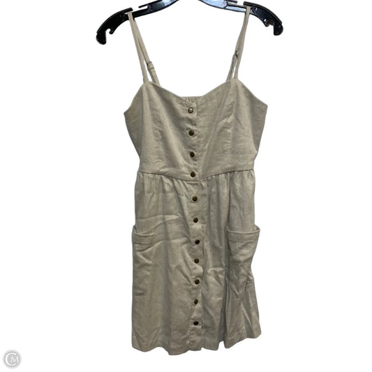 Dress Casual Short By Forever 21 In Cream, Size: S