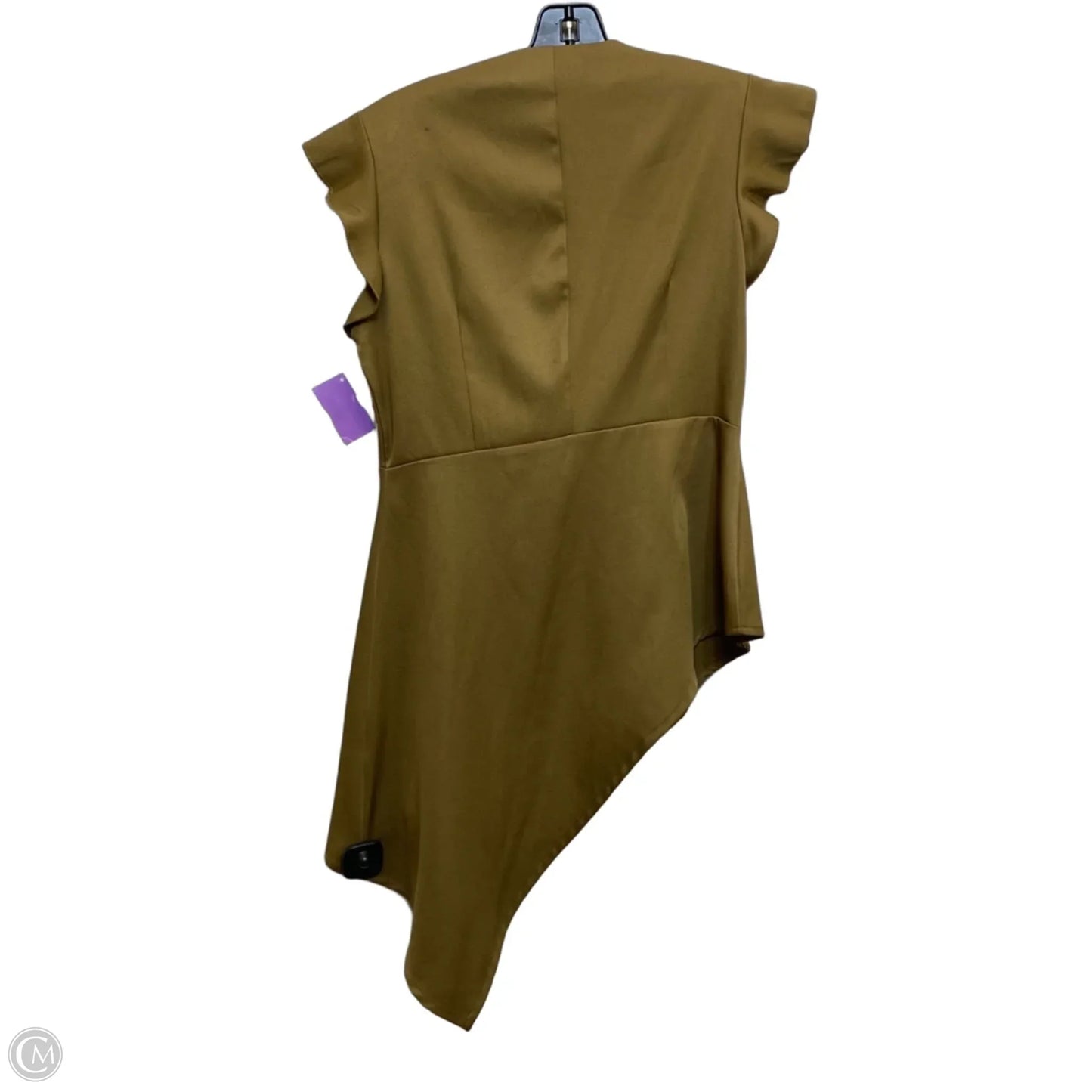 Top Short Sleeve By Shein In Green, Size: S
